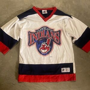 Vintage Cleveland Indians Hockey Jersey 1997